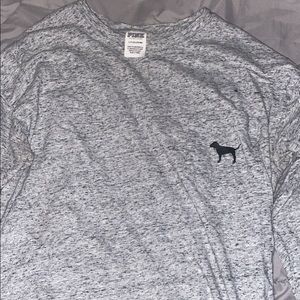 Grey long sleeve VS PINK shirt
